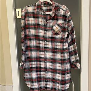 Ralph Lauren Multicolor Plaid flannel Tunic